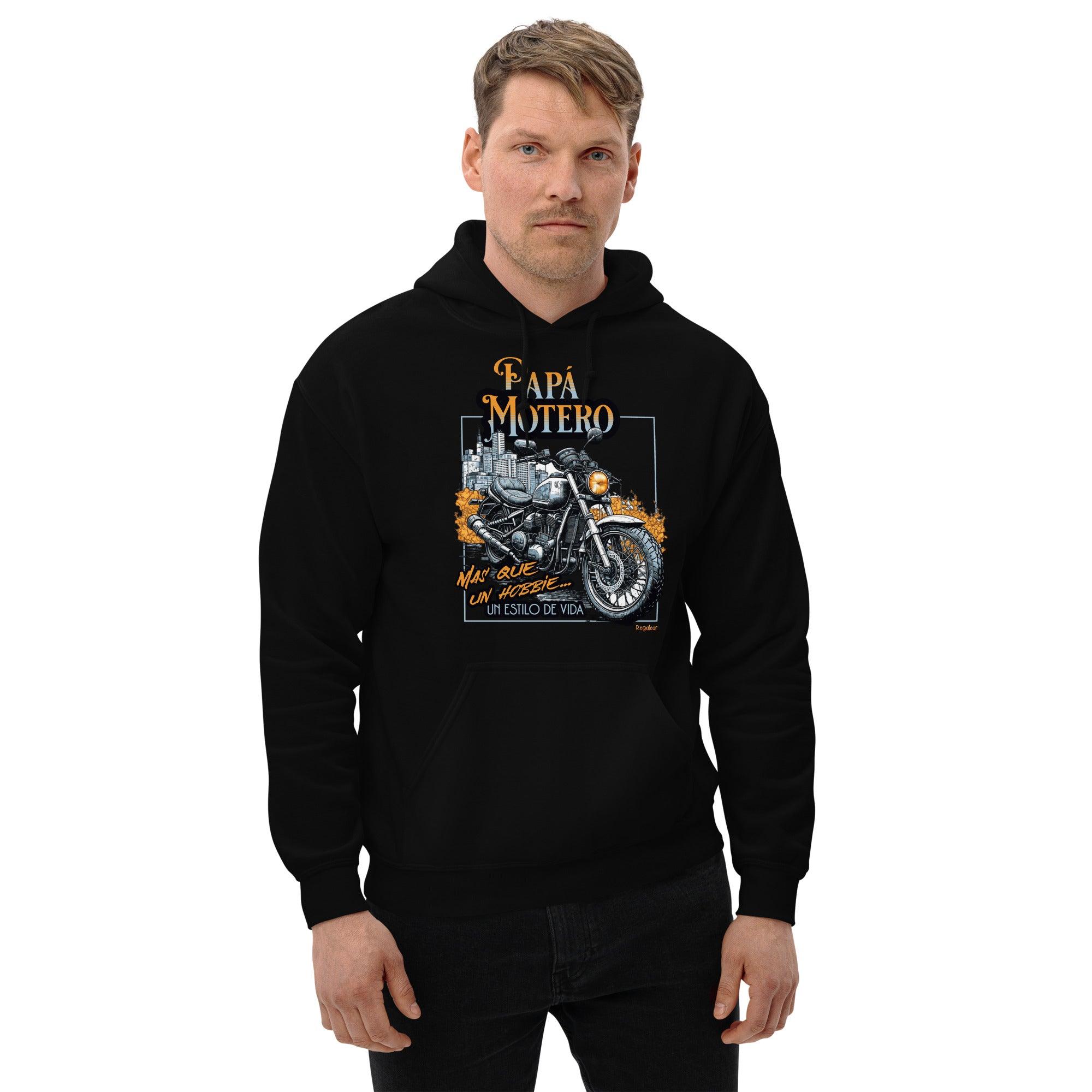 sudadera papa motero